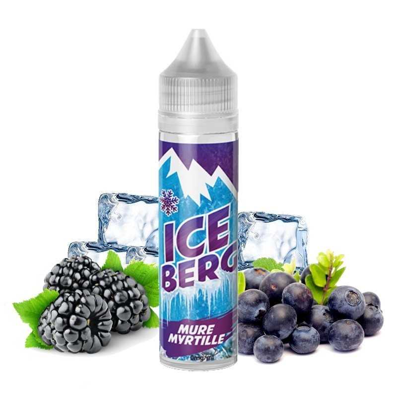 FIOLE E-LIQUIDE ICEBERG MÛRE MYRTILLE 50 ML