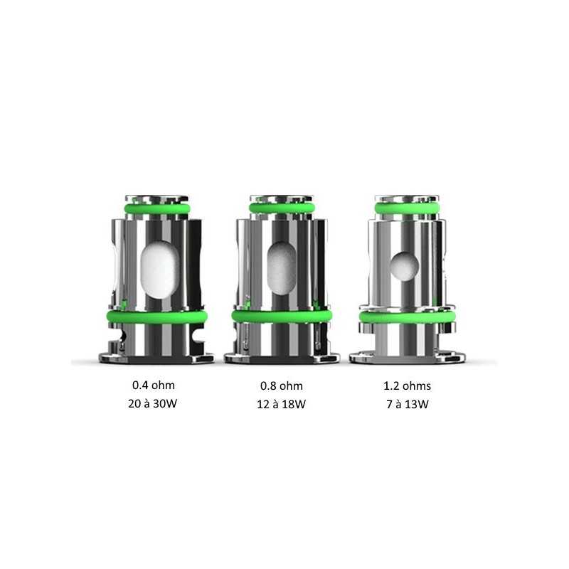 RÉSISTANCES GTL - ELEAF - 3 valeurs disponibles avec puissances consseillées