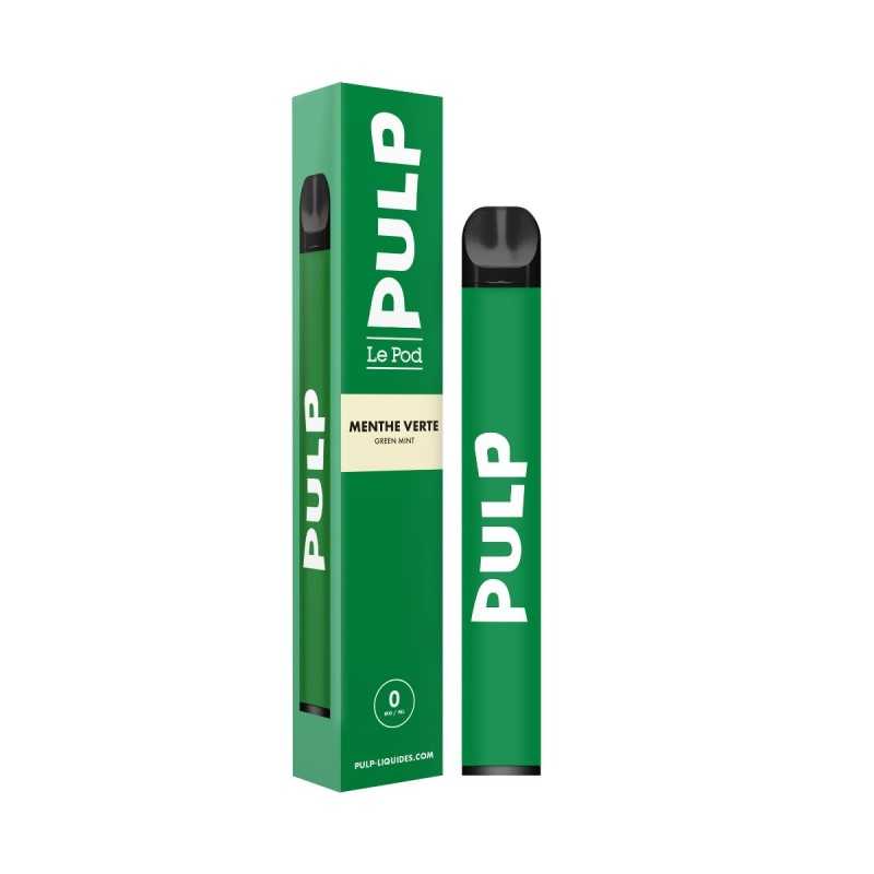 PUFF MENTHE VERTE LE POD DAILY de PULP ET SA MENTHE VERTE