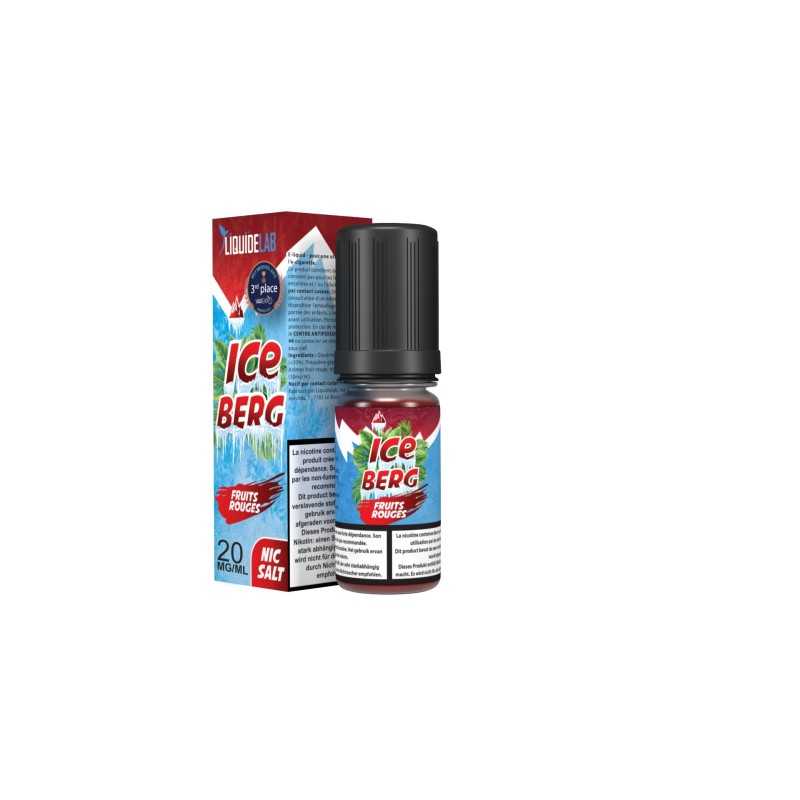 ICEBERG FRUITS ROUGES 10 ML - 10 MG SEL DE NICOTINE- O'JLAB