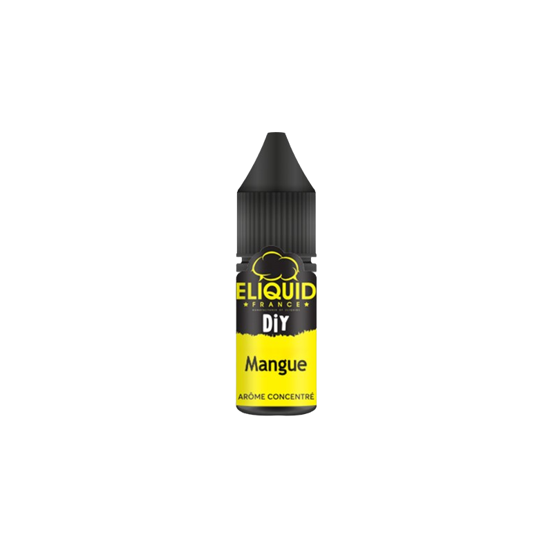 fiole d'arôme concentré 10 ml mangue de chez eliquid france.