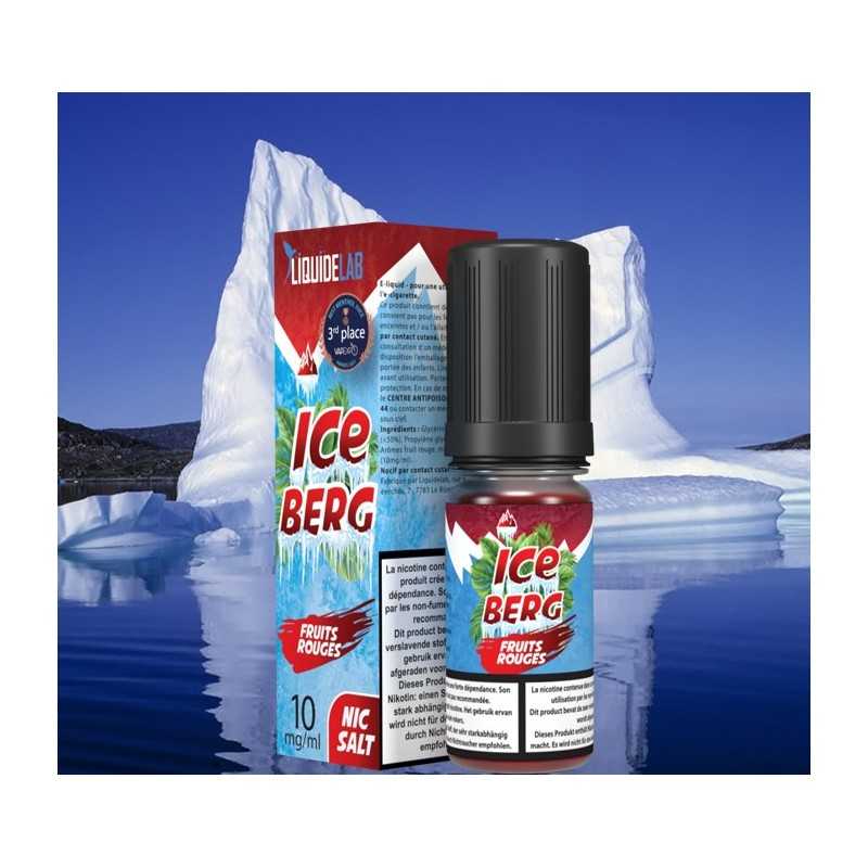 ICEBERG FRUITS ROUGES 10 ML - 10 MG SEL DE NICOTINE- O'JLAB