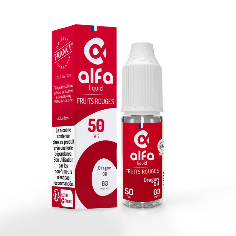 Flacon e-liquide Dragonoil 10 ml - Alfaliquid