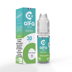 Flacon 10 ml e-liquide Chlorophylle - alfaliquid