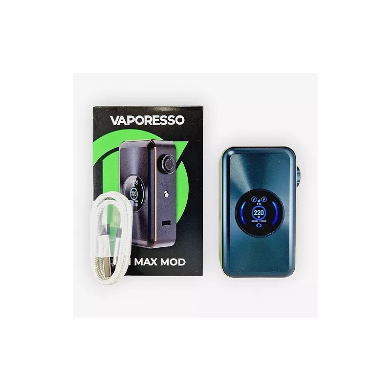 Image de la Box Gen Max Vaporesso - Storm Blue, avec sa boite