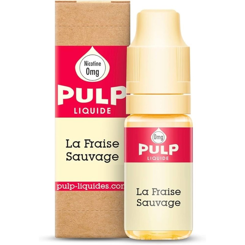 Fiole de eliquide LA FRAISE SAUVAGE 10ml de PULP