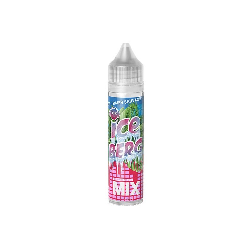 E-liquide cerise baies sauvages 50 ml Iceberg mix electro fun 0mg de nicotine