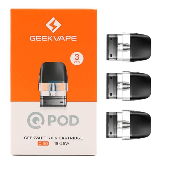 Cartouche Q Geek Vape, par 3, avec la boite