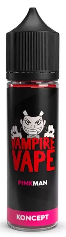 Fiole de eliquide 50 ml de vampire vape avec un petit vampire sur le flacon