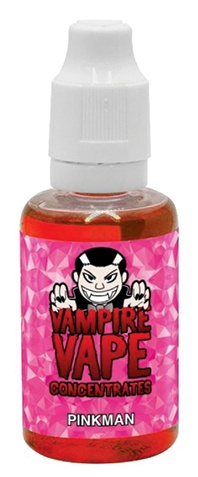 photo d'un flacon d'arôme de e-liquide pink man vampire vapepour faire son DIY