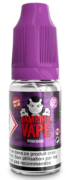 Flacon pinkman eliquide 10 ml de vampire vape