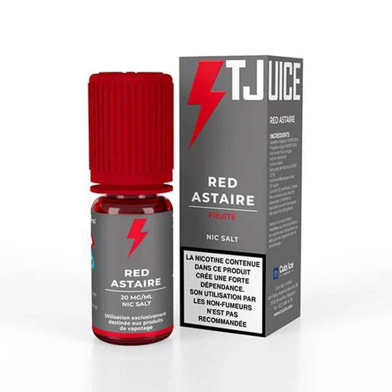 Photo du eliquide Red astaire 10ml T-Juice boite noir